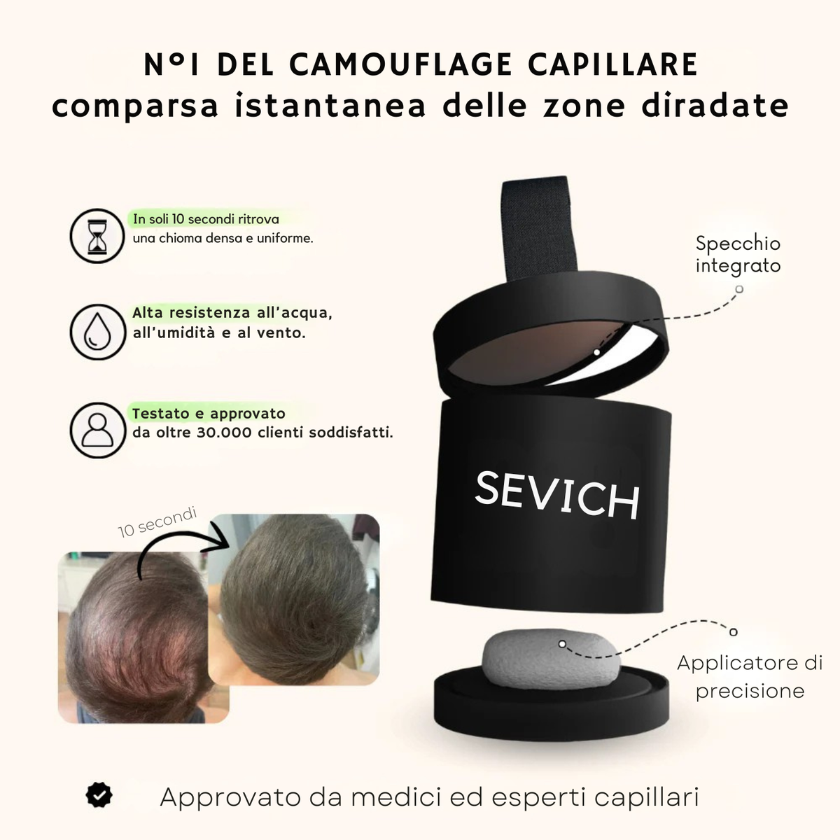 Polvere per capelli